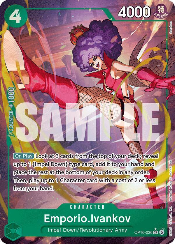 Emporio.Ivankov (026) (Alternate Art) - The Time of Battle - One