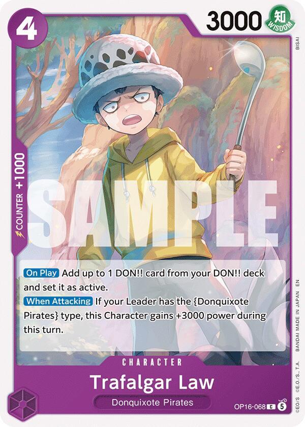 Trafalgar Law (068) - The Time of Battle - One Piece Card Game