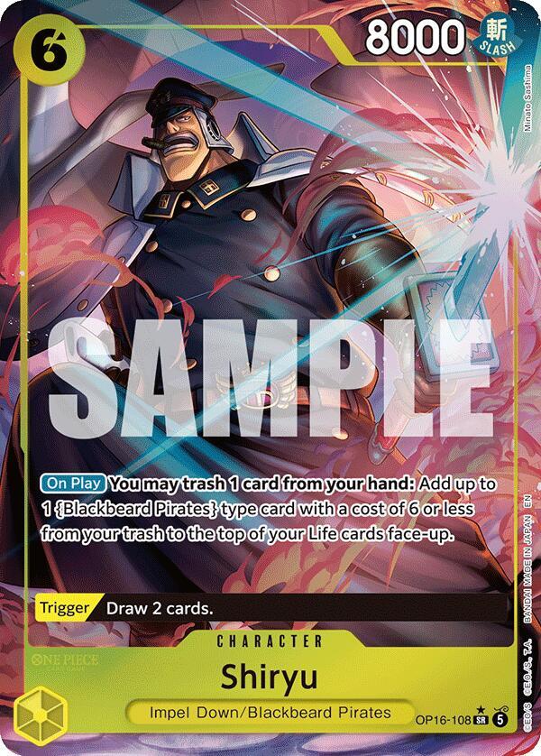 Shiryu (Full Art) - The Time of Battle - One Piece Card Game