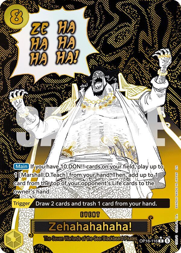 Zehahahahaha! (Alternate Art) - The Time of Battle - One Piece