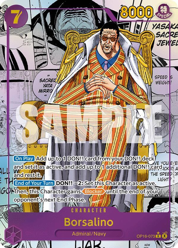 Borsalino (Manga) - The Time of Battle - One Piece Card Game