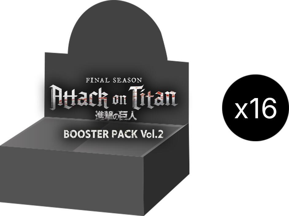 attack on titan vol 2 booster box Weiss Schwarz - Vol.2 With a mix of regular and special cards attack on titan vol 2