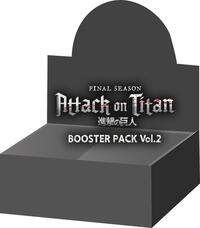 Attack on Titan Vol. 2 - Booster Display
