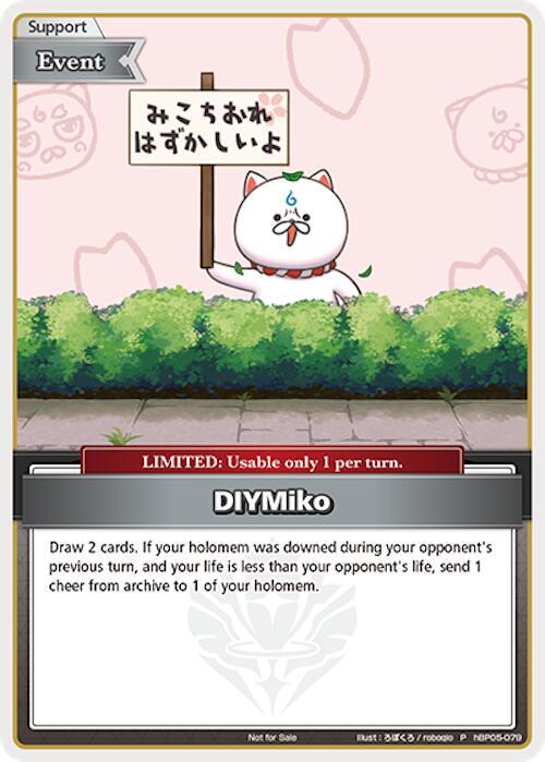 DIYMiko (35P Sign) (hololive OFFICIAL CARD GAME Promos) — hololive OFFICIAL CARD GAME card