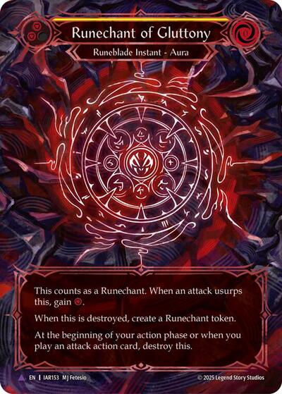 Runechant of Gluttony (Yellow)(Marvel) Omens of the Third Age Marvel Flesh and Blood card — value and price