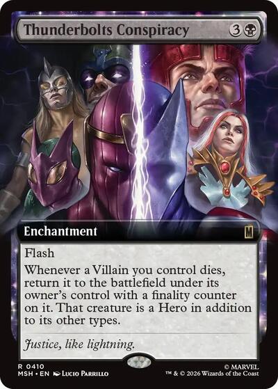 Thunderbolts Conspiracy Extended Art