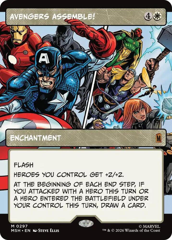 Avengers Assemble! (Borderless) (0297) - Marvel Super Heroes