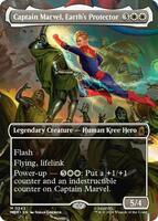 Captain Marvel, Earth's Protector (Borderless) (0342) - Marvel
