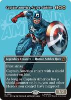Captain America, Super-Soldier (Borderless) (0352) - Marvel Super