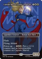 Captain Marvel, Earth's Protector (Borderless) (0354) - Marvel
