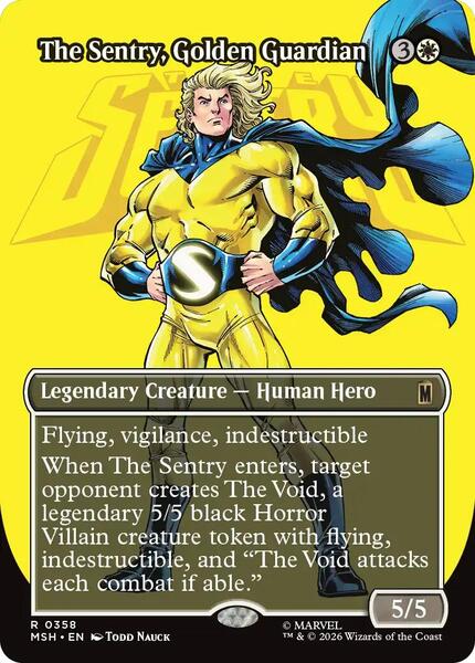 The Sentry, Golden Guardian (Borderless), Marvel Super Heroes
