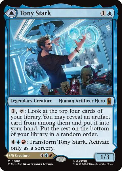 Tony Stark - Marvel Super Heroes - Magic: The Gathering