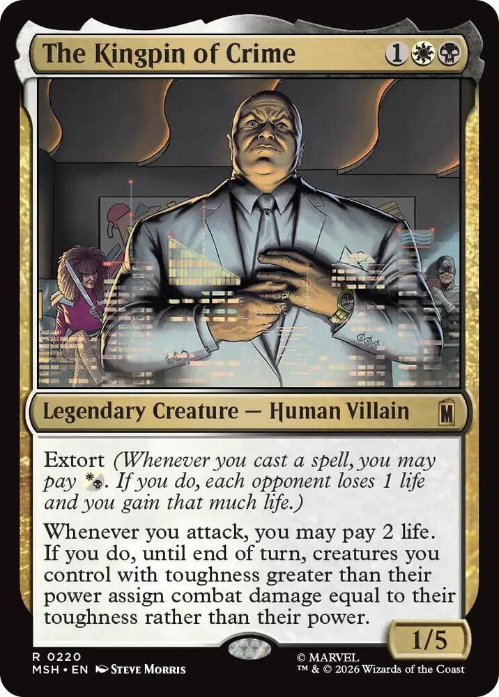 The Kingpin of Crime - Marvel Super Heroes - Magic: The Gathering