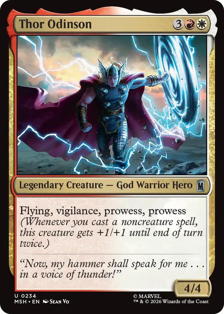 Thor Odinson - Marvel Super Heroes - Magic: The Gathering