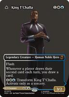 King T'Challa (Borderless) (0373) - Marvel Super Heroes - Magic