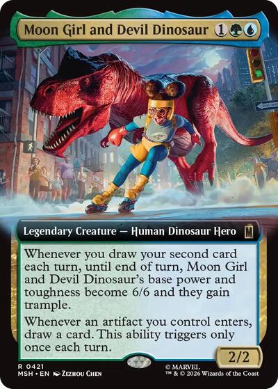 Moon Girl and Devil Dinosaur Extended Art