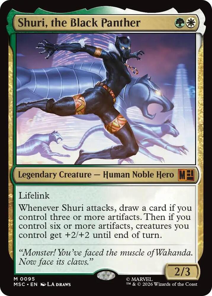 Shuri, the Black Panther - Commander: Marvel Super Heroes - Magic