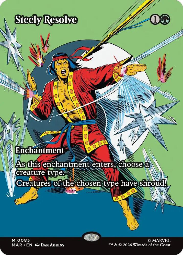 Steely Resolve (Borderless) - Marvel Universe Eternal-Legal
