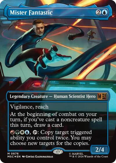 Mister Fantastic Borderless Surge Foil