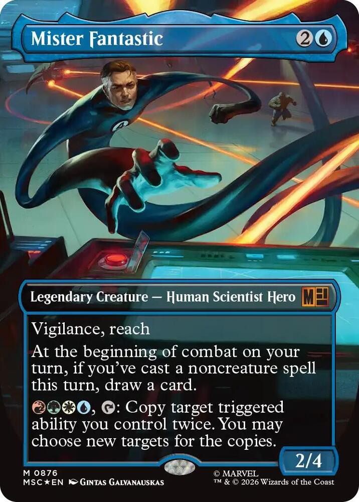 Mister Fantastic (Borderless) (Surge Foil) 876 card