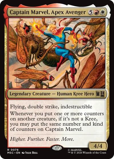 Captain Marvel Apex Avenger Surge Foil