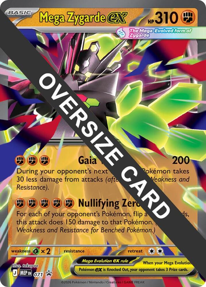 Mega Zygarde ex - 071 - Jumbo Cards - Pokemon - TCGplayer.com
