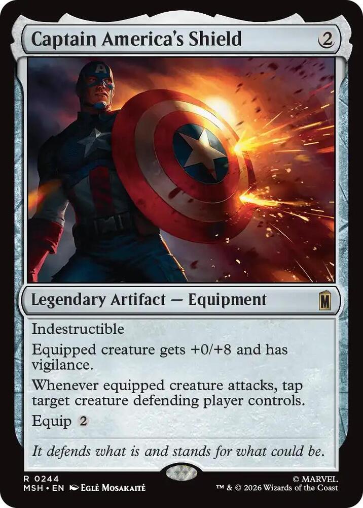 Captain America's Shield - Marvel Super Heroes - Magic: The