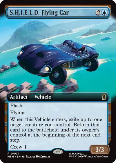 SHIELD Flying Car Extended Art