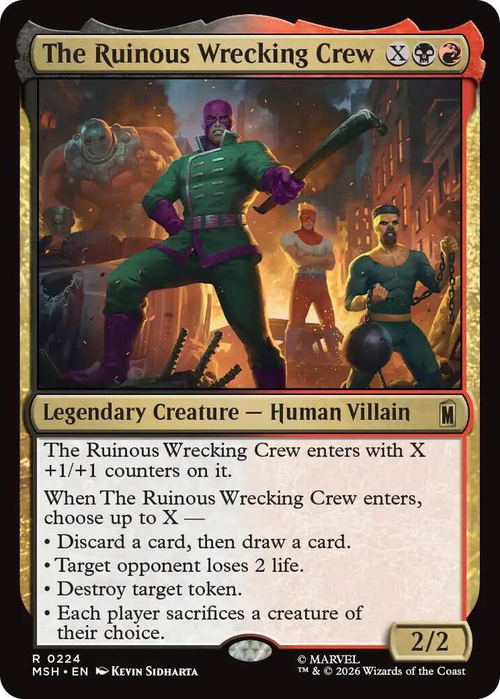 The Ruinous Wrecking Crew - Marvel Super Heroes - Magic: The