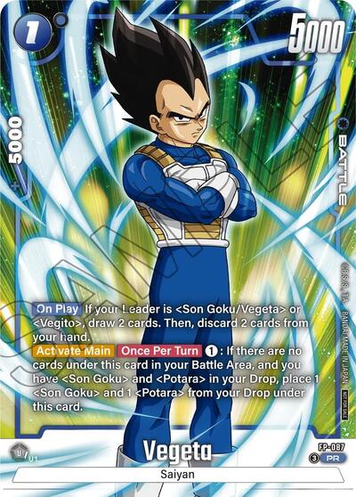 Vegeta - FP-087 (Tournament Pack 11) Tournament and Championship Promos Promo Dragon Ball card — value and price