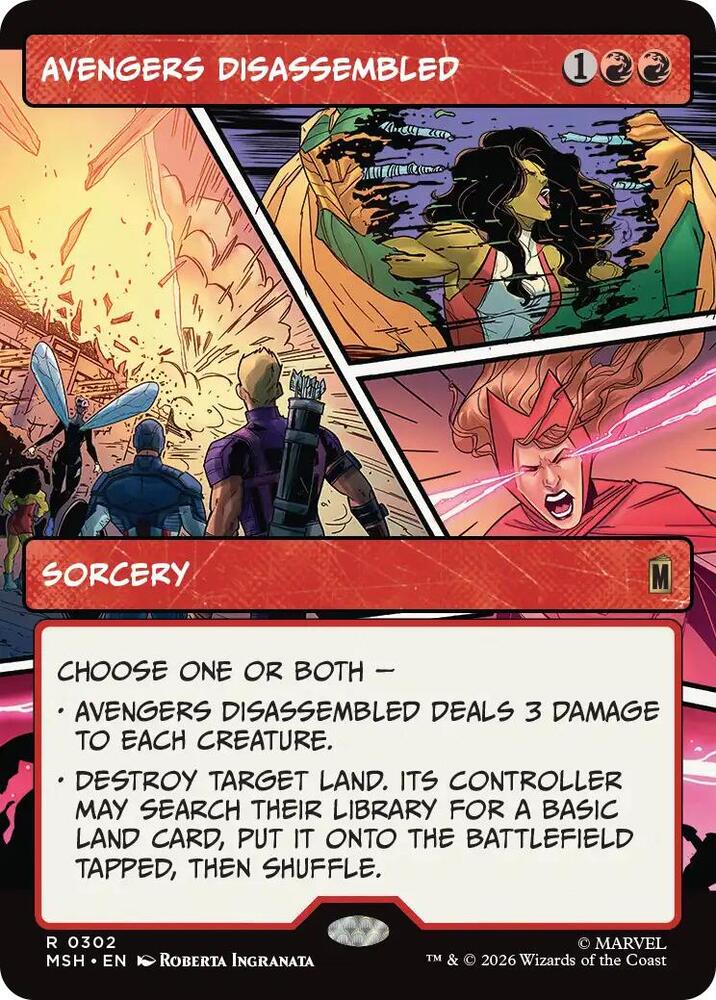 Avengers Disassembled (Borderless) - Marvel Super Heroes - Magic