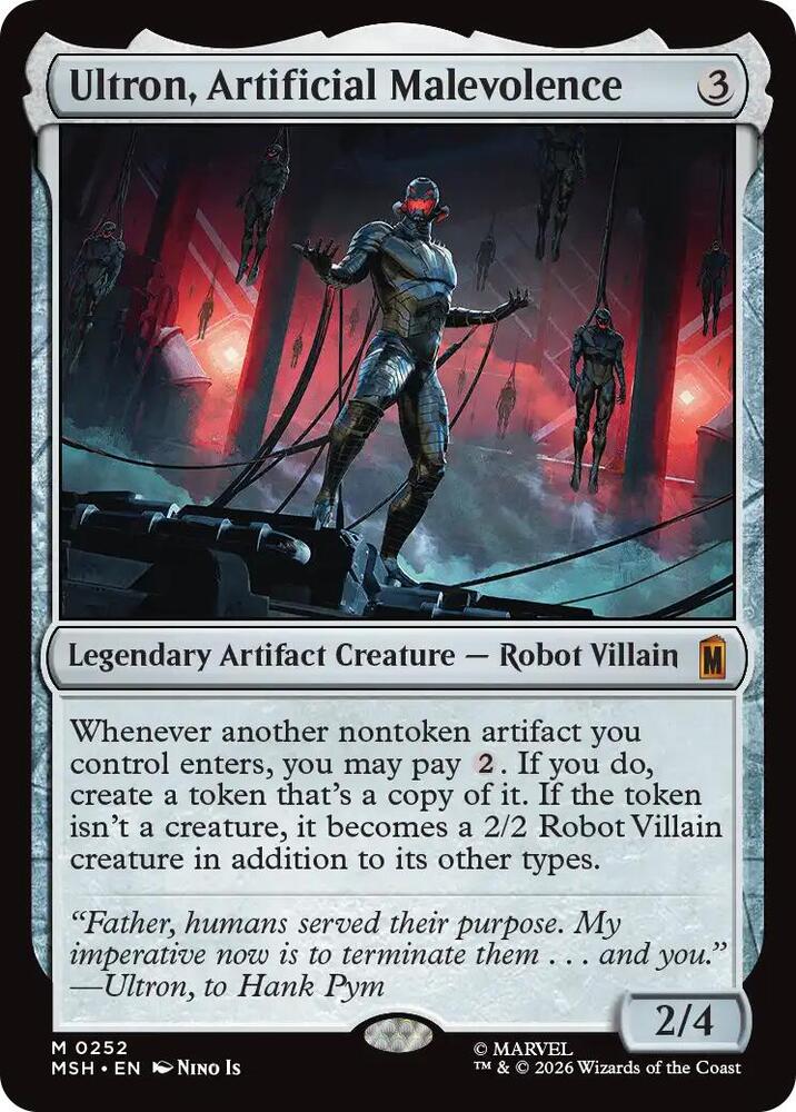 Ultron, Artificial Malevolence - Marvel Super Heroes - Magic: The