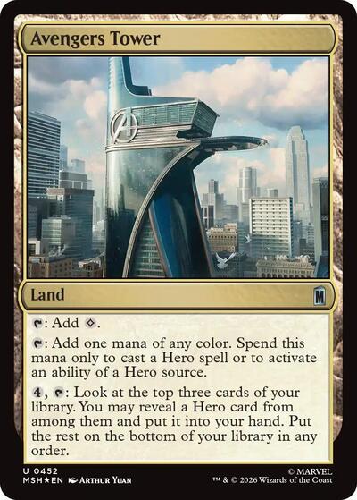 Avengers Tower Surge Foil