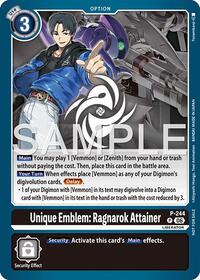 Unique Emblem: Ragnarok Attainer (Official Store Tournament 2026 Vol. 3 Participant)