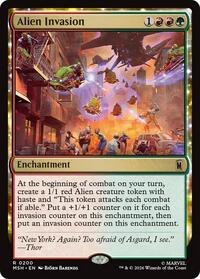 Alien Invasion - Marvel Super Heroes - Magic: The Gathering card