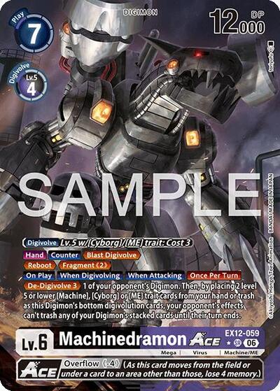 Machinedramon ACE (Alternate Art) Digital World Shambala card price