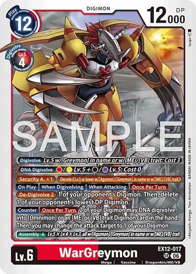 WarGreymon card
