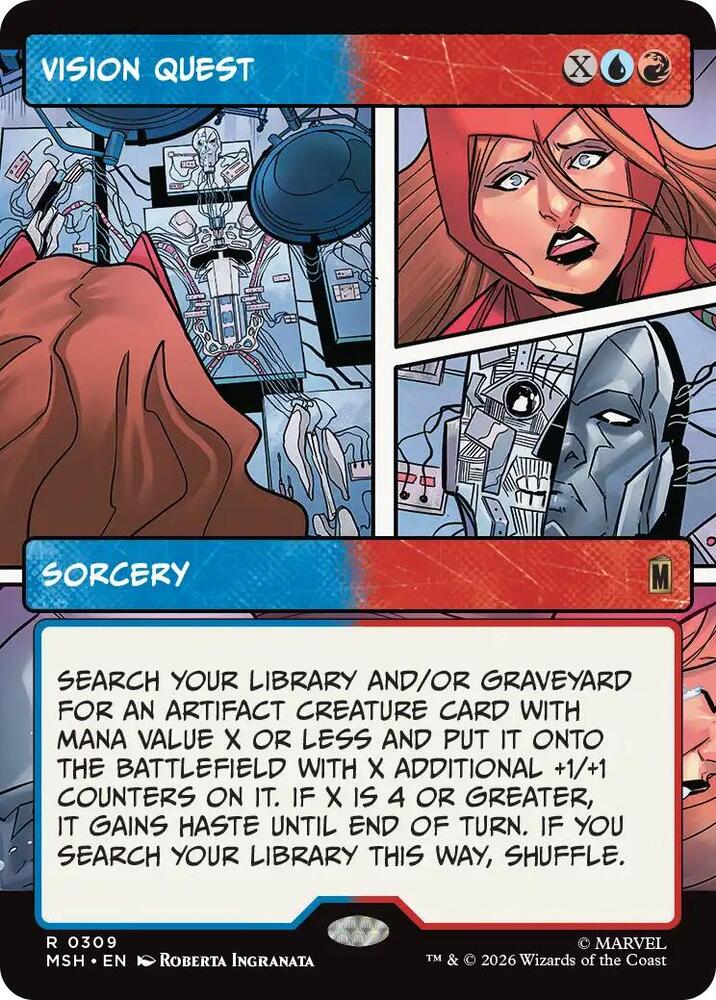 Vision Quest (Borderless) - Marvel Super Heroes - Magic: The