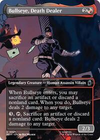 Bullseye, Death Dealer (Borderless) - Marvel Super Heroes - Magic: The Gathering card