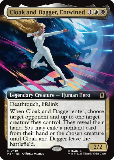 Cloak and Dagger Entwined Extended Art