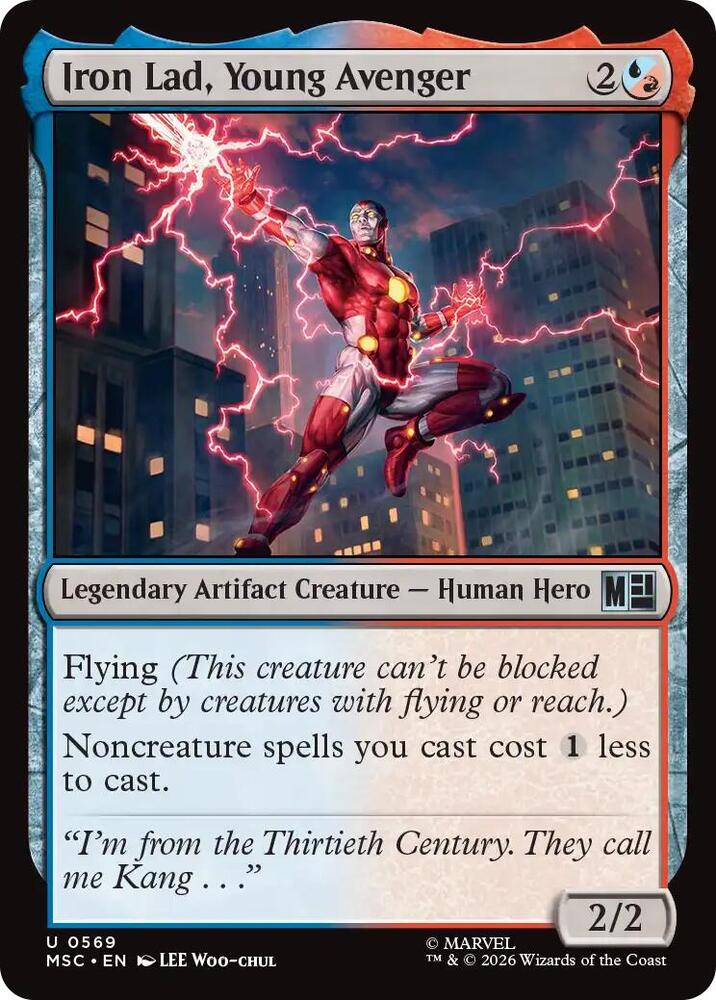Iron Lad, Young Avenger 569 card