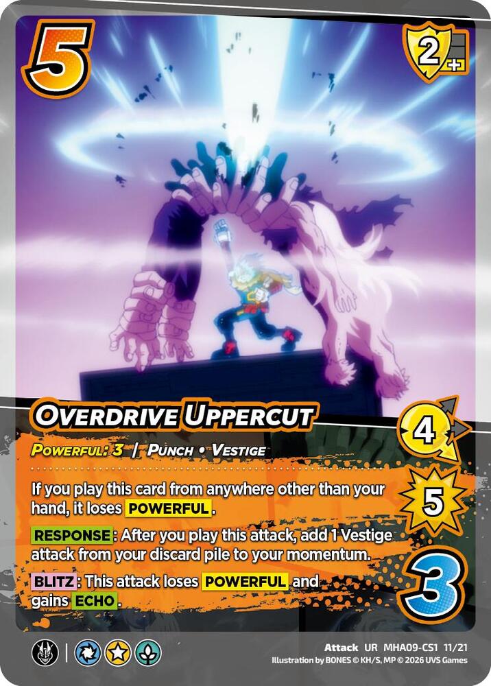 Overdrive Uppercut - Challenger Series: My Hero Academia - Final