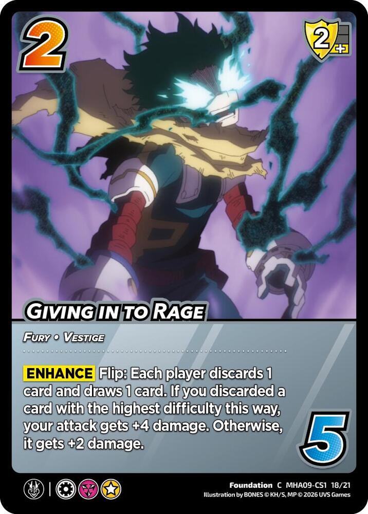 Giving in to Rage - Challenger Series: My Hero Academia - Final