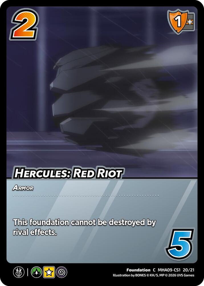 Hercules: Red Riot - Challenger Series: My Hero Academia - Final