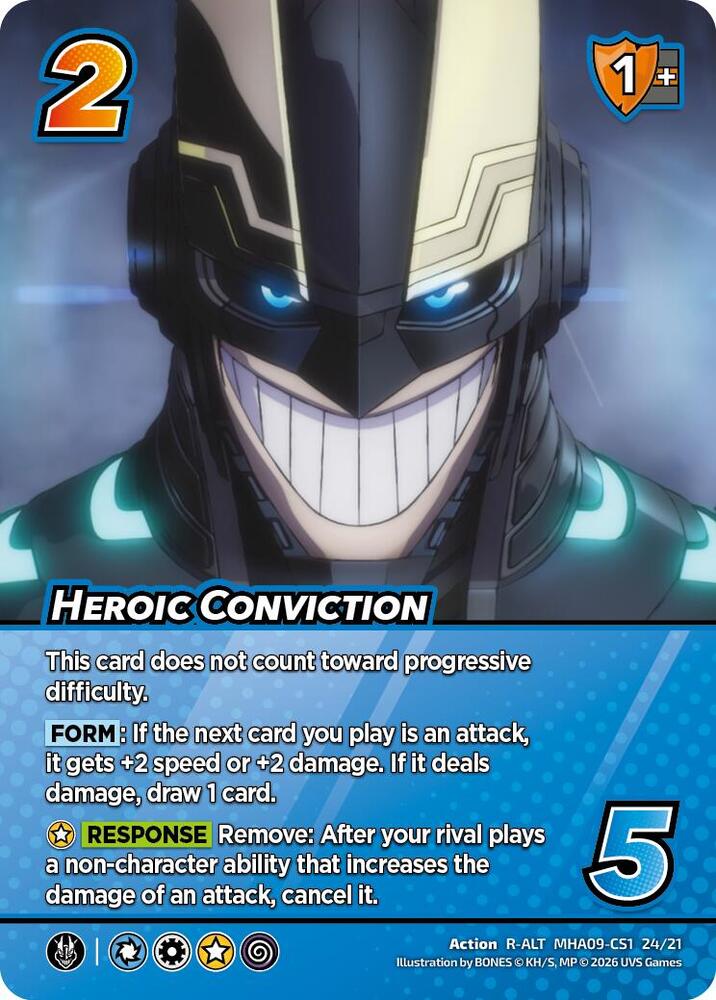 Heroic Conviction (Alternative Art) - Challenger Series: My Hero