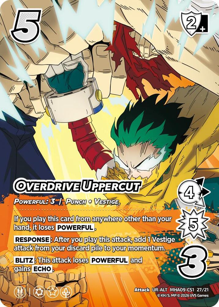 Overdrive Uppercut (Alternative Art) - Challenger Series: My Hero