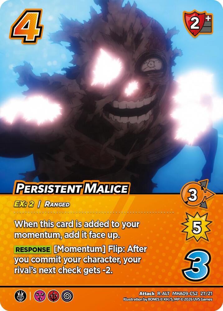 Persistent Malice (Alternative Art) - Challenger Series: My Hero