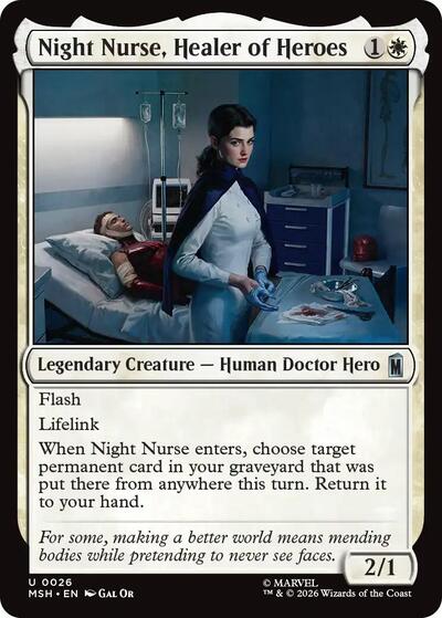 Night Nurse Healer of Heroes