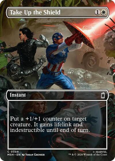 Take Up the Shield Borderless