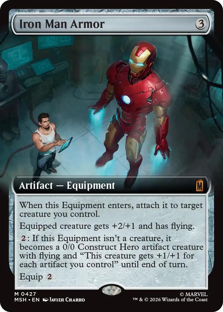Iron Man Armor (Extended Art) - Marvel Super Heroes - Magic: The